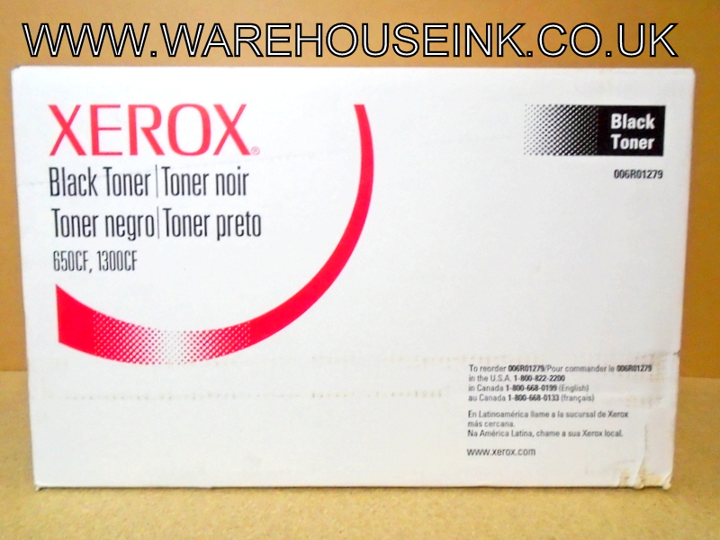 ORIGINAL XEROX (OEM) 1300 Black Toner (2 bottles in box) 006R01279 6R1279